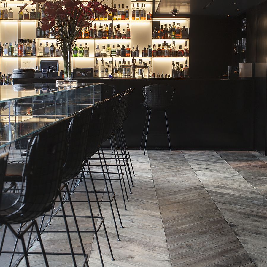 Ebony and Co project Conservatorium Hotel Chevron Antique American Ash